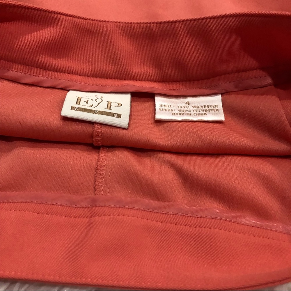 EP Pro Golf Skort Coral size 4 pocket - Picture 7 of 8